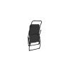 Garden sun lounger SIMPLE black