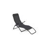 Garden sun lounger SIMPLE black