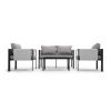 Garden lounge set RELAX grey