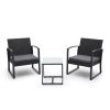 Balcony set ALLEGRA black