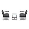 Balcony set ALLEGRA black