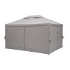 Garden Gazebo PALERMO 300 × 400 – Grey