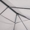 Garden Gazebo PALERMO 300 × 400 – Grey