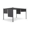 Aluminium Garden Pergola SANTORINI  – Grey