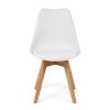 Dining table Scandinavia + 4 pcs dining chair Scandino white