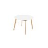 Dining table Scandinavia + 4 pcs dining chair Scandino white