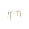 Dining table Scandinavia 120 + 4 pcs dining chair Marie yellow