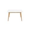 Dining table Scandinavia 120 + 4 pcs dining chair Marie yellow