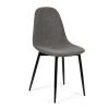 Dining table GYRUS 120 white + 4 pcs dining chair Marie grey