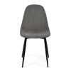 Dining table GYRUS 120 white + 4 pcs dining chair Marie grey