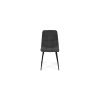 Dining table NEROSS 180 black + 4 pcs dining chair ARIA grey