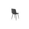 Dining table NEROSS 180 black + 4 pcs dining chair ARIA grey