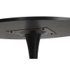 Dining table ORBIS 80 brown+ 3 pcs dining chair Marie black