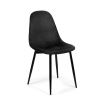 Dining table ORBIS 80 brown+ 3 pcs dining chair Marie black