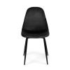Dining table ORBIS 80 brown+ 3 pcs dining chair Marie black