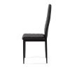 Dining Table Ceramon 120 white + 4 pcs dining chair TINO black