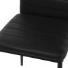 Dining Table Ceramon 120 white + 4 pcs dining chair TINO black