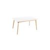 Dining Table SCANDINAVIA 150 + 4 pcs dining chair MARIE dark grey