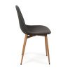Dining Table SCANDINAVIA 150 + 4 pcs dining chair MARIE dark grey
