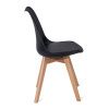 Dining Table Scandinavia 150 + 4 pcs dining chair SCANDINO black