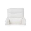 Dining Table TERRON 200 white + 6 pcs dining chair ENZO white