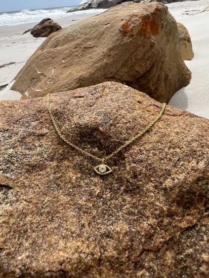 BOHO NÁHRDELNÍK DEVIL'S EYE