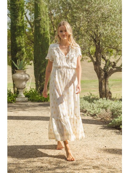 LEMON MYRTLE PRINT REMY MAXI