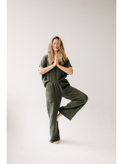 MUŠELÍNOVÝ KOMPLET - KHAKI