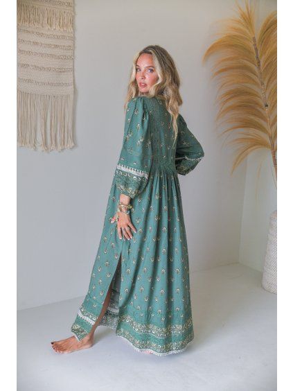 VIRIDIAN PRINT MAXI