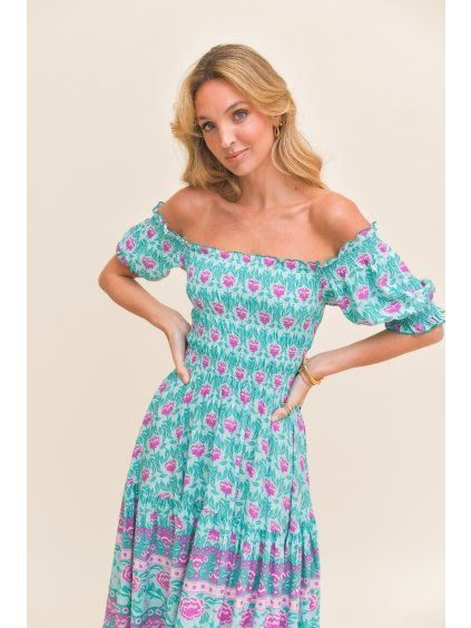 BOREAL PRINT CLAUDETTE MAXI