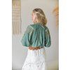 VIRIDIAN PRINT BLOUSE