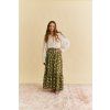 SAGE PRINT SKIRT
