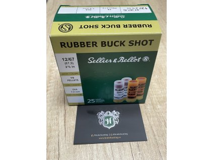 Náboj S&B Rubber BuckShot 12/67,5 15 PELLETS