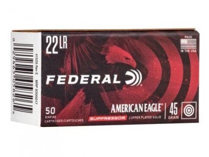 Federal .22LR American Eagle Suppressor 45 grs/2,9 g