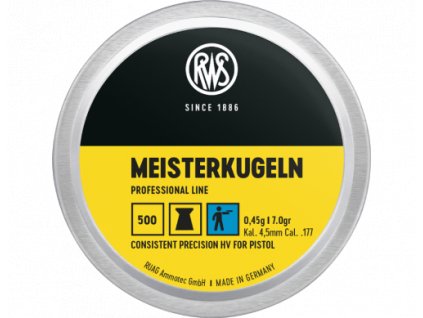 2135922 RWS 4.5mm 177 meisterkugeln 0.45g tin 500