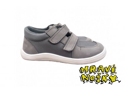 BABY BARE shoes tenisky FEBO SNEAKERS - Grey - HRAVÉ NOŽKY