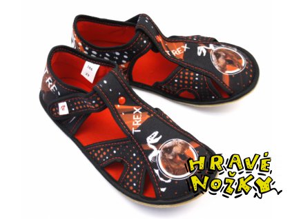 BAČKORY EF Barefoot 386 T-REX