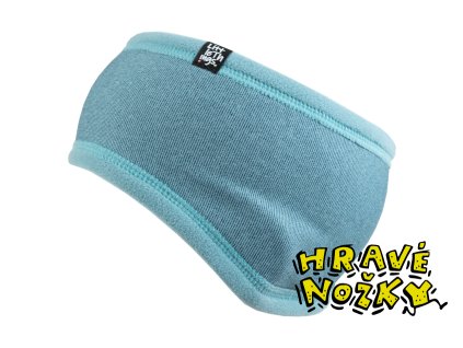 littlethinks TECNOSTRETCHOVÁ ČELENKA NA UŠI - MODRÁ