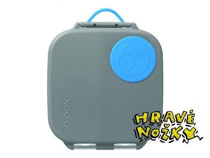 664 Mini Lunchbox Blue SLate