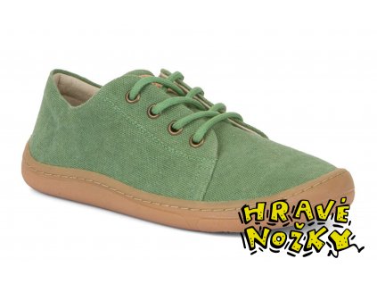 Barefoot tenisky Froddo G3130228-1 Vegan Laces Green zelené
