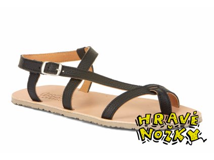 Barefoot sandálky Froddo G3150269-1 - FLEXY W BLACK černé - Hravé nožky