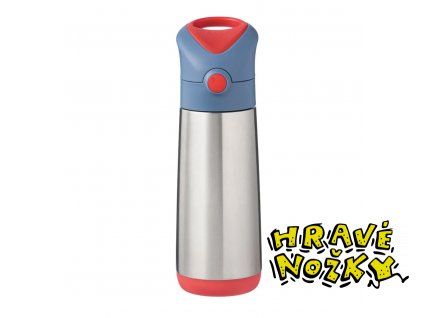 b.box TERMOSKA NA PITÍ S BRČKEM 500 ML - BLUE BLAZE - HRAVÉ NOŽKY