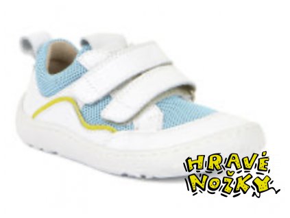 Barefoot tenisky Froddo G3130246-19 LIGHT BLUE+ modré Hravé nožky