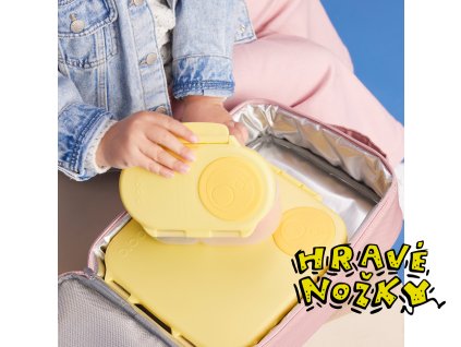 SVAČINOVÝ BOX B.BOX MALÝ - LEMON TWIST - HRAVÉ NOŽKY