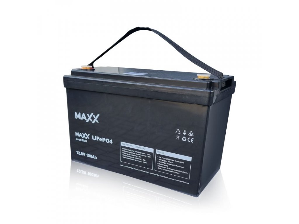 akumulator lifepo4 12v 100ah bms maxx