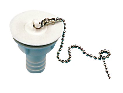 Výpusť s řetízkem a zátkou - hadice ø 19 mm