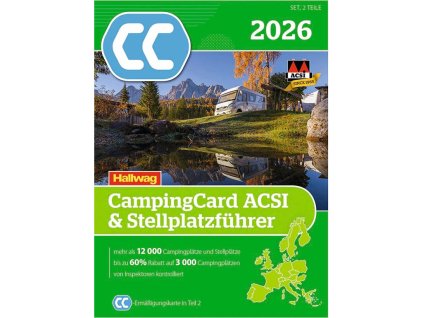 ACSI karta + seznam StellPlatzů pro karavany a obytná auta 2026