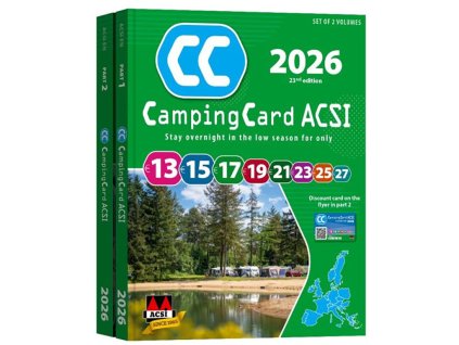 ACSI CampingCard 2026  anglicky + karta