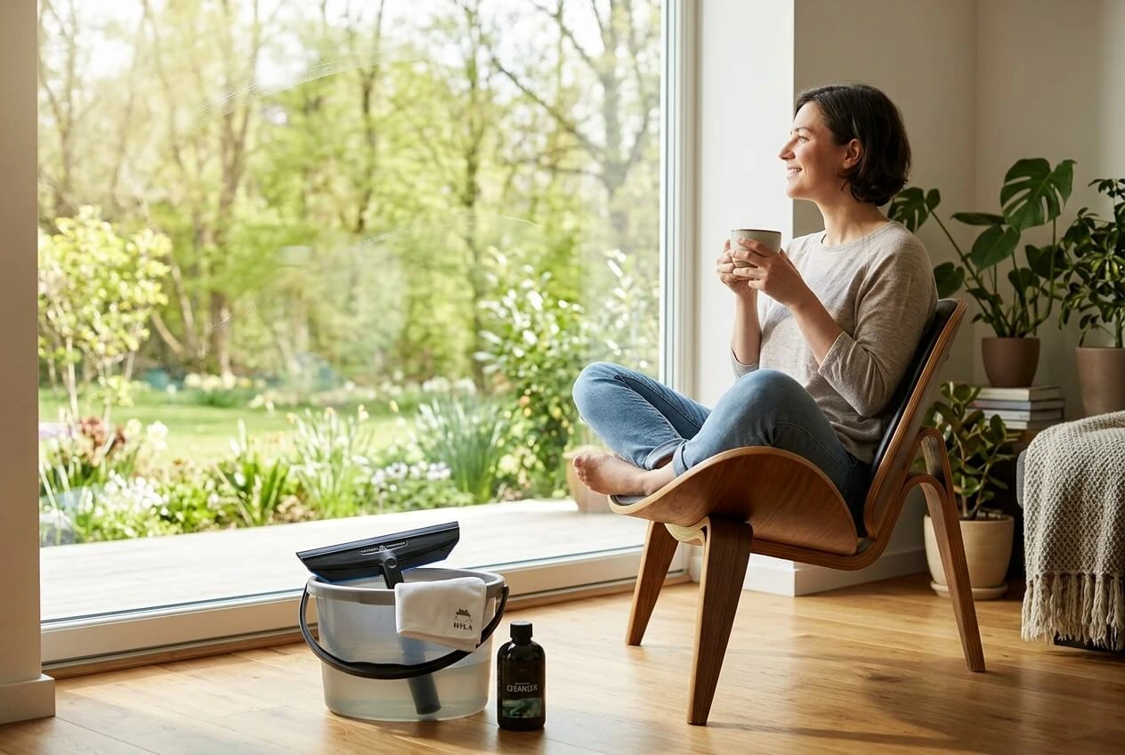 Po umytí oken samé šmouhy. Tuhle chybu se stěrkou dělá skoro každý