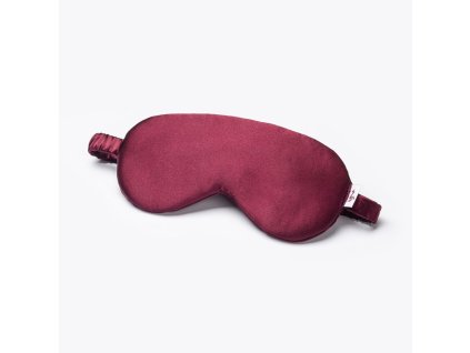 Hedvábná Maska na Spaní - Burgundy